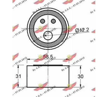 Autokit Tendicinghia Alfa 03.80144