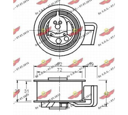 Autokit Tendicinghia Audi Ford Seat Skoda Vw 03.80201