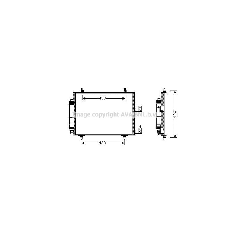 Ava Cond. Citroen C8 / P 807 02- Cna5213D
