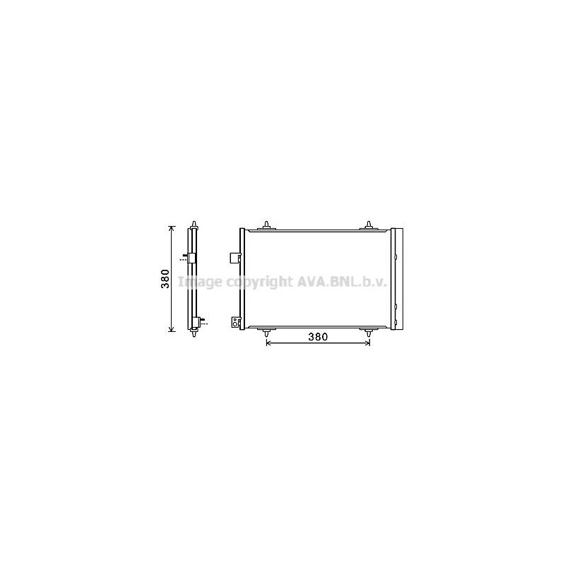 Ava Cond. Citroen C5 Iii 1.8I 04- Cna5274D