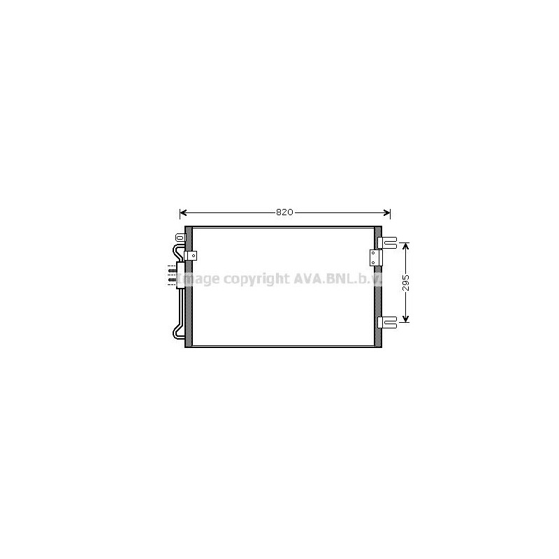 Ava Condensatore Chrysler-Dodge Cra5098