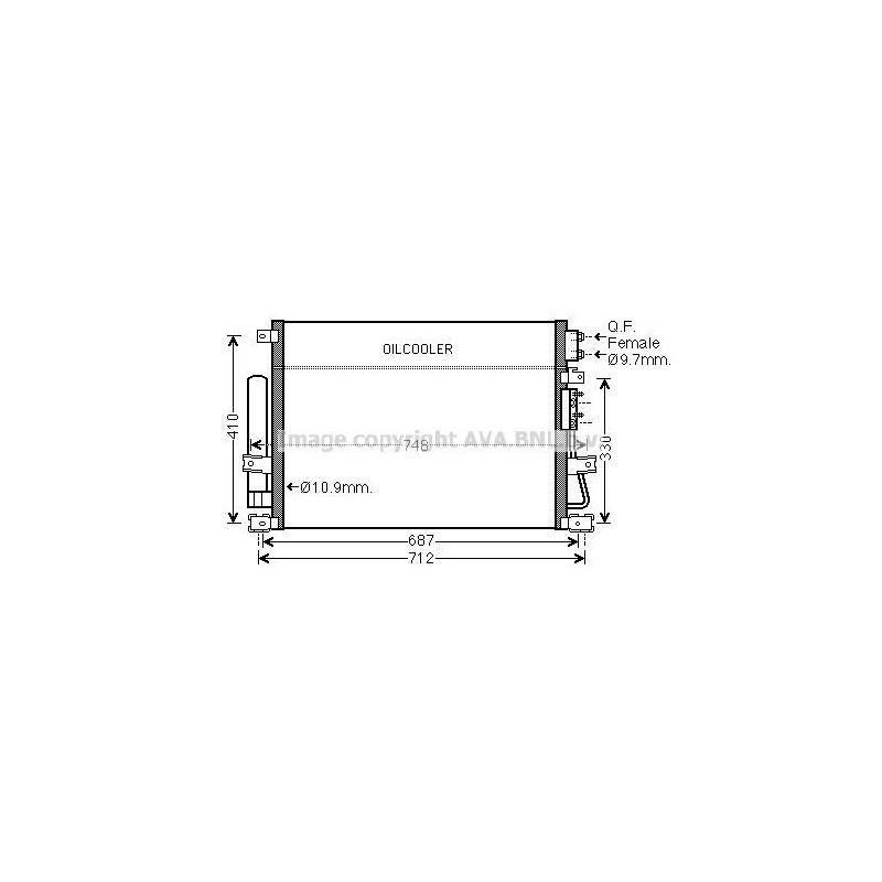 Ava Cond. Chrysler 300 C 3.0 Crd 05-08 Cra5124D