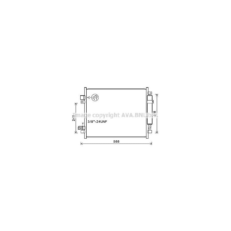 Ava Cond. Nissan Note 1.5 Dci 13- Dn5428D