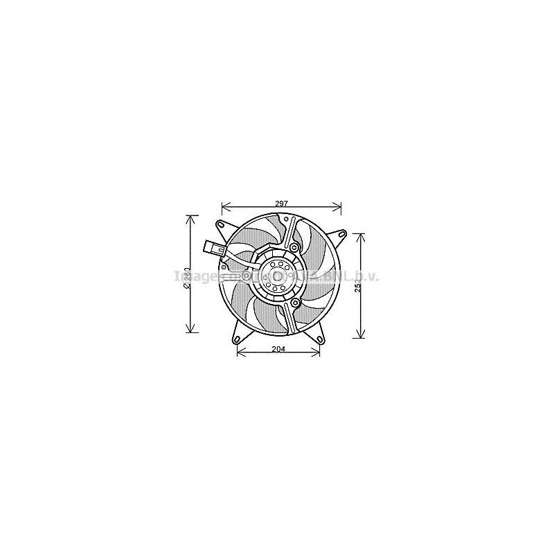 Ava Vent. Fiat Panda 1.1 Mpi 00-01 Ft7544