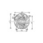 Ava Vent. Fiat Panda 1.1 Mpi 00-01 Ft7544
