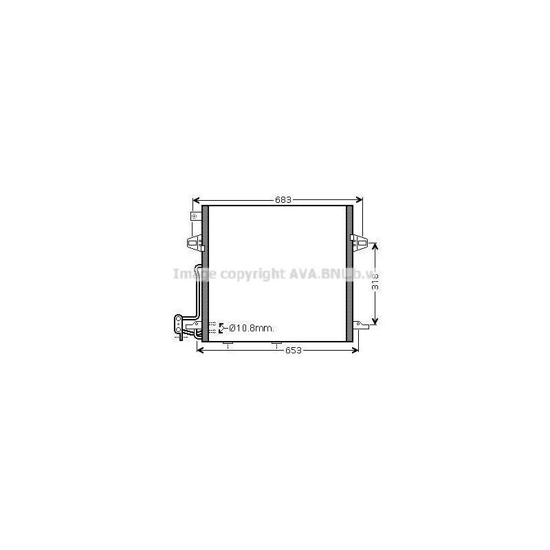 Ava Cond. Mercedes Ml 280 3.0 Cdi 05- Ms5406D