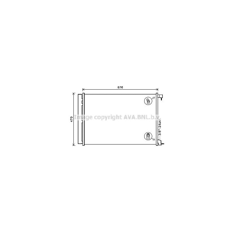 Ava Cond. Mercedes C-Class All 13- Ms5678D