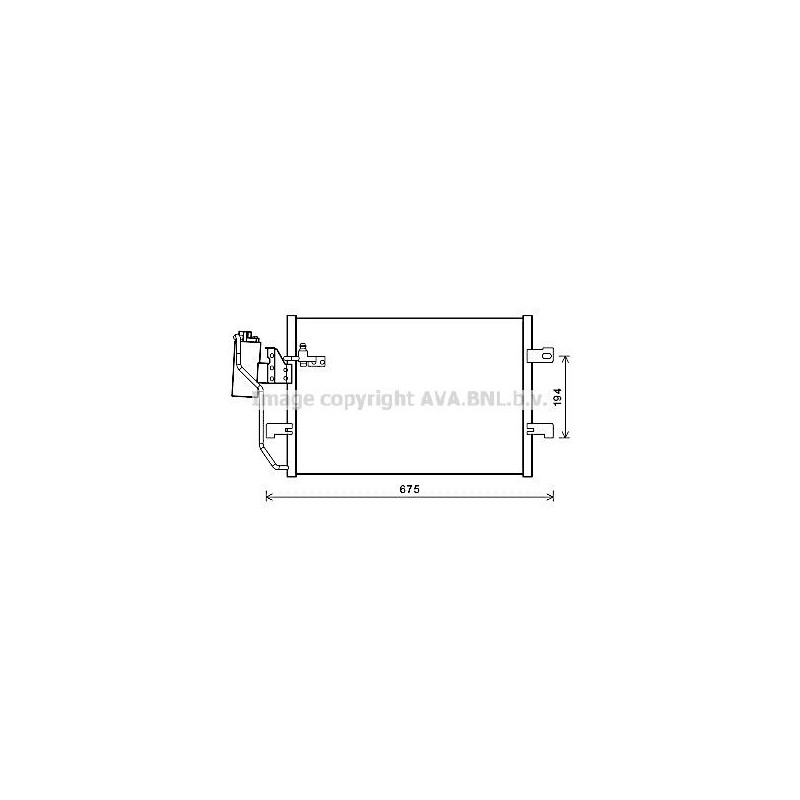Ava Cond. Mercedes W168 00- Msa5289D