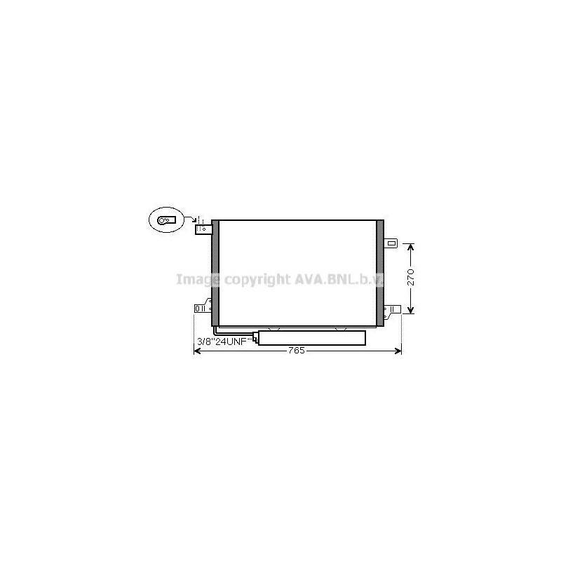 Ava Cond. Mercedes A 150 W169 At 08- Msa5579D