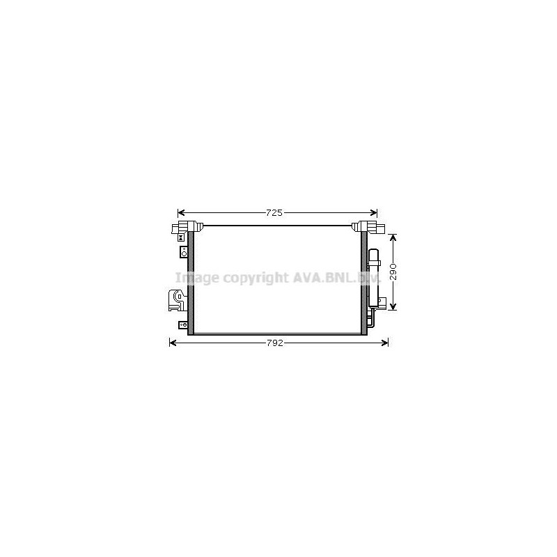 Ava Cond. Mitsubishi Outlander 2.0 D 06- Mt5210D