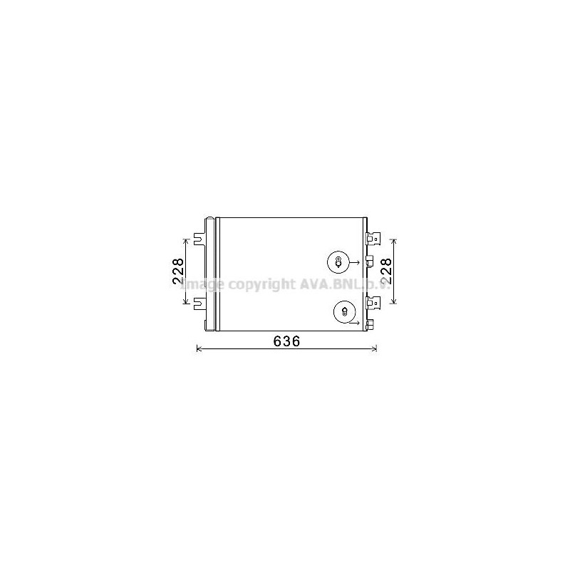 Ava Cond. Dacia Logan 1.4I 08- Rta5467D