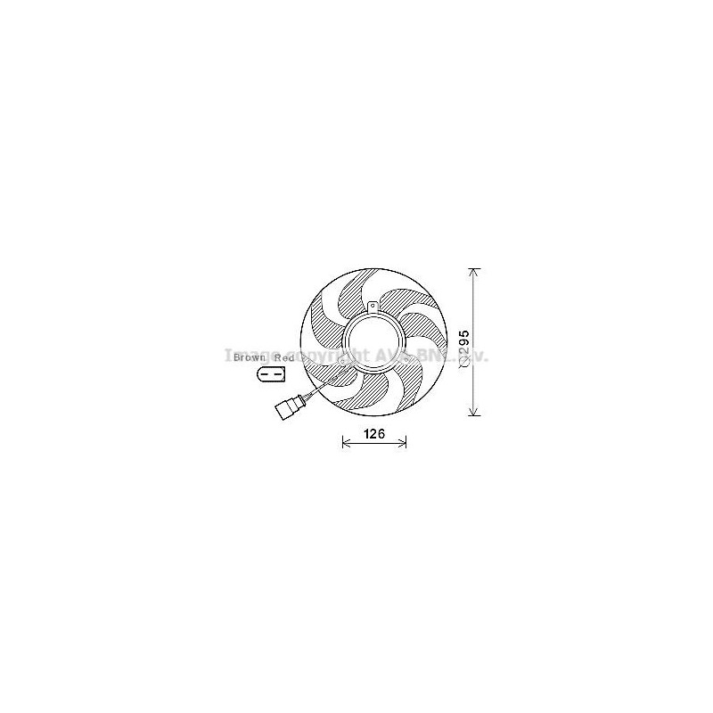 AVA QUALITY COOLING Ventola VN7535
