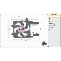 Ahe Elettroventole 309.003 per ripristinare il corretto funzionamento del componente