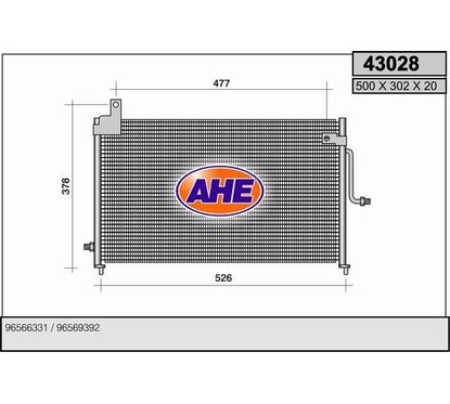 Ahe Condensatore 43028 per ripristinare il corretto funzionamento del componente
