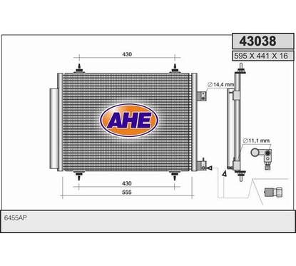 Ahe Condensatore 43038 per ripristinare il corretto funzionamento del componente