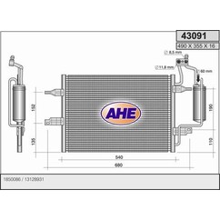 Ahe Cond. Opel Meriva 1.4 16V 43091 per ripristinare il corretto funzionamento del componente