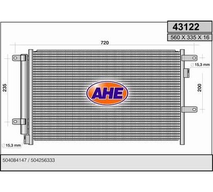 Ahe Condensatore Iveco Daily S2000 D/Td 43122
