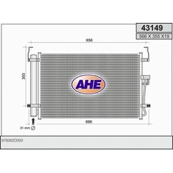 Ahe Condensatore 43149 per ripristinare il corretto funzionamento del componente