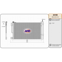 Ahe Condensatore 43169 per ripristinare il corretto funzionamento del componente