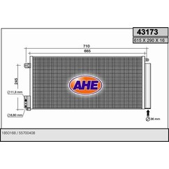 Ahe Condensatore 43173 per ripristinare il corretto funzionamento del componente