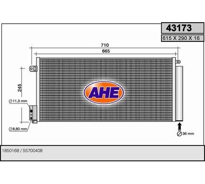 Ahe Condensatore 43173 per ripristinare il corretto funzionamento del componente