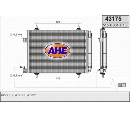 Ahe Condensatore 43175 per ripristinare il corretto funzionamento del componente