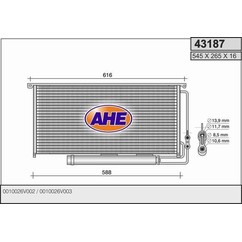 Ahe Condensatore 43187 per ripristinare il corretto funzionamento del componente