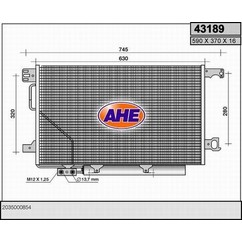 Ahe Condensatore 43189 per ripristinare il corretto funzionamento del componente