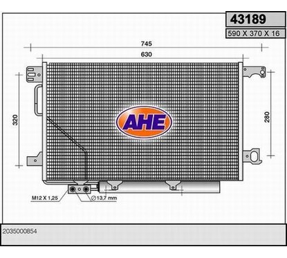 Ahe Condensatore 43189 per ripristinare il corretto funzionamento del componente