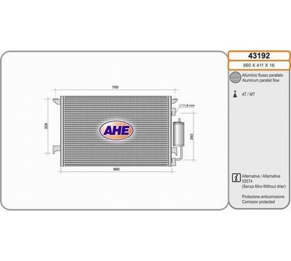 Ahe Condensatore Croma 43192