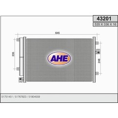 Ahe Condensatore 43201 per ripristinare il corretto funzionamento del componente