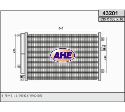 Ahe Condensatore 43201 per ripristinare il corretto funzionamento del componente