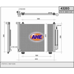 Ahe Condensatore 43203 per ripristinare il corretto funzionamento del componente