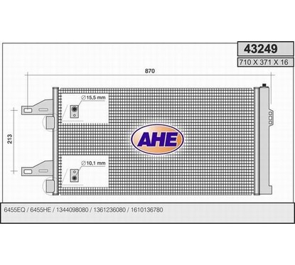 Ahe Condensatore 43249 per ripristinare il corretto funzionamento del componente
