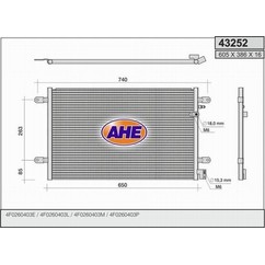 Ahe Condensatore 43252 per ripristinare il corretto funzionamento del componente