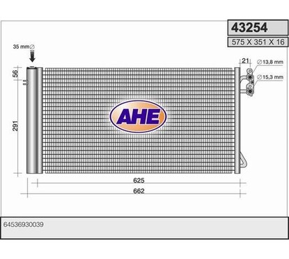 Ahe Condensatore 43254 per ripristinare il corretto funzionamento del componente
