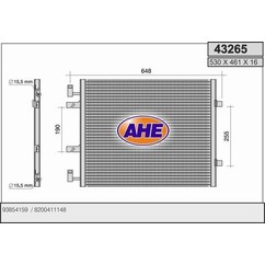 Ahe Condensatore 43265 per ripristinare il corretto funzionamento del componente