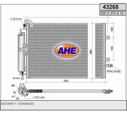 Ahe Condensatore 43268 per ripristinare il corretto funzionamento del componente