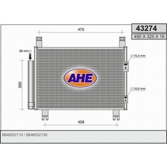 Ahe Condensatore Toyoya Yaris 06 1.0 43274