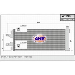 Ahe Condensatore Citroen Jumper 2.2 Hdi 43299