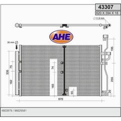 Ahe Condensatore Opel Antara 2.0 16V Cdti 43307