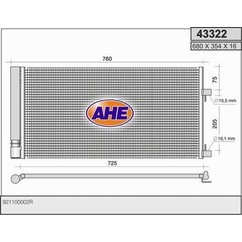Ahe Condensatore 43322 per ripristinare il corretto funzionamento del componente