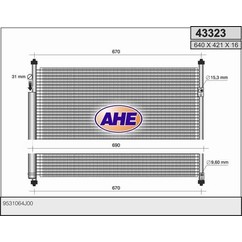 Ahe Condensatore 43323 per ripristinare il corretto funzionamento del componente