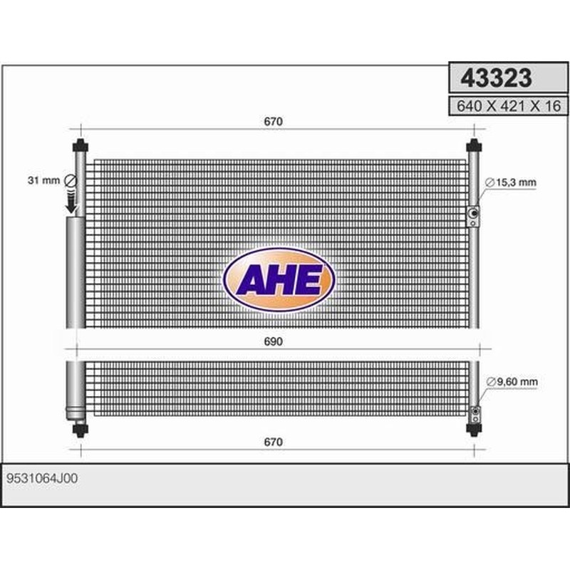 Ahe Condensatore 43323
