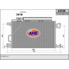 Ahe Cond. Mercedes C203/S203 43336 per ripristinare il corretto funzionamento del componente