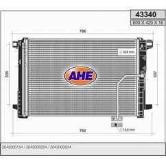 Ahe Condensatore 43340 per ripristinare il corretto funzionamento del componente
