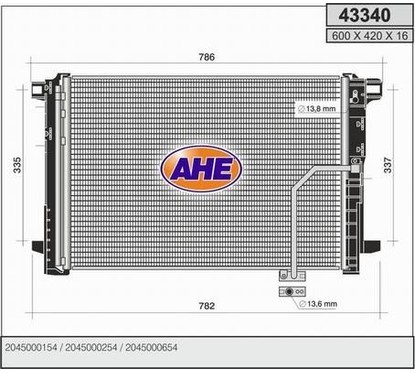 Ahe Condensatore 43340 per ripristinare il corretto funzionamento del componente