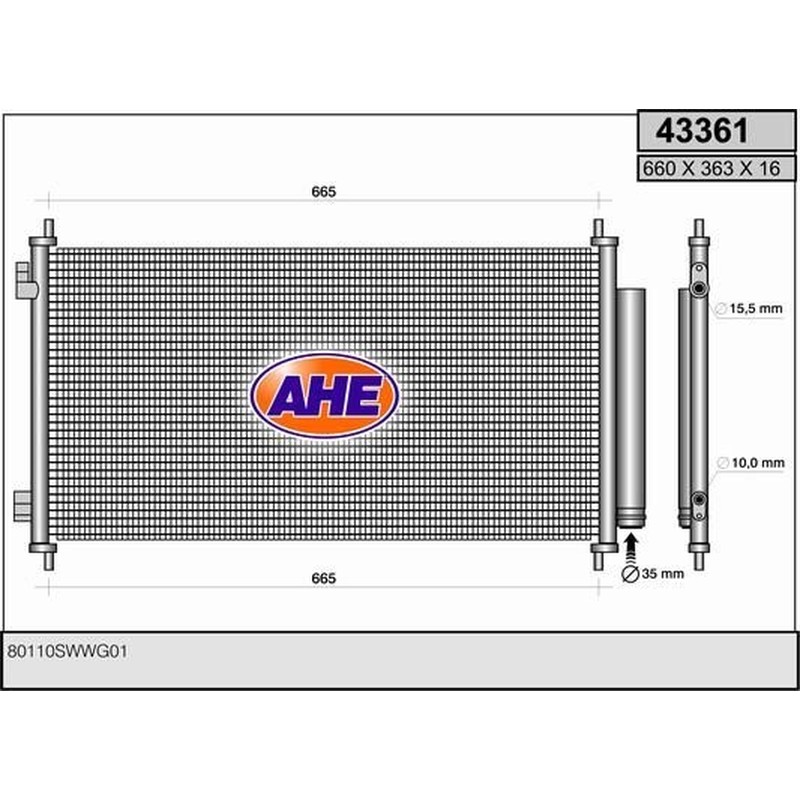 Ahe Condensatore 43361