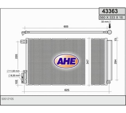Ahe Condensatore 43363 per ripristinare il corretto funzionamento del componente