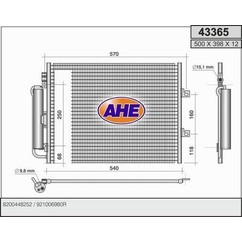 Ahe Condensatore 43365 per ripristinare il corretto funzionamento del componente